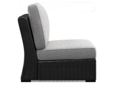 Signature Design by Ashley Beachcroft Outdoor Armless Chair with Cushion - P792-846