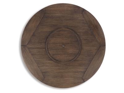 Signature Design by Ashley Paradise Trail Outdoor Loveseat, Fire Pit Table and 2 Lounge Chairs - P750P9