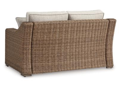Signature Design by Ashley Beachcroft Outdoor Loveseat with Cushion - P791-835