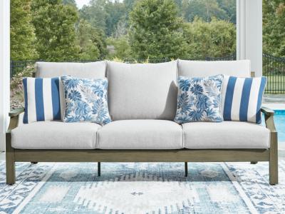 Signature Design by Ashley Rainier Ranch Outdoor Sofa with Cushion - P701-838