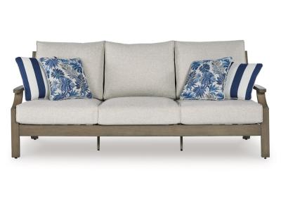 Signature Design by Ashley Rainier Ranch Outdoor Sofa with Cushion - P701-838