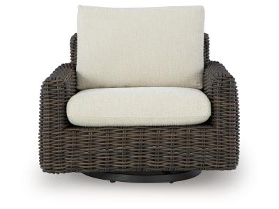 Signature Design by Ashley Kimora Outdoor Swivel Lounge Chair - P711-821