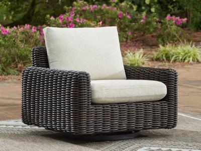 Signature Design by Ashley Kimora Outdoor Swivel Lounge Chair - P711-821