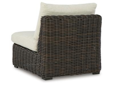 Signature Design by Ashley Kimora Outdoor Armless Chair with Cushion - P711-846