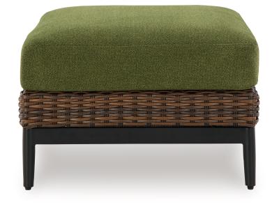 Signature Design by Ashley Horizon Hall Outdoor Ottoman with Cushion - P572-814
