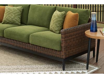 Signature Design by Ashley Horizon Hall Outdoor Sofa with Cushion - P572-838