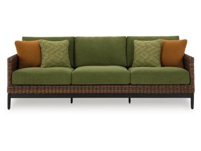 Signature Design by Ashley Horizon Hall Outdoor Sofa with Cushion - P572-838