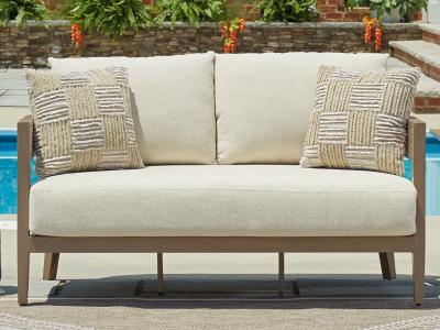 Signature Design by Ashley Serene Bay Outdoor Loveseat with Cushion - P671-835