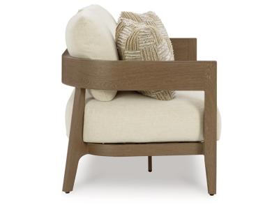 Signature Design by Ashley Serene Bay Outdoor Loveseat with Cushion - P671-835