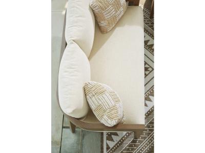 Signature Design by Ashley Serene Bay Outdoor Loveseat with Cushion - P671-835