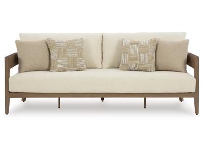 Signature Design by Ashley Serene Bay Outdoor Sofa with Cushion - P671-838