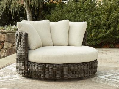 Signature Design by Ashley Kimora Outdoor Swivel Lounge Chair with Cushion - P711-810