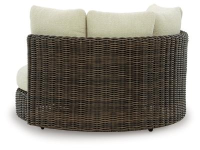 Signature Design by Ashley Kimora Outdoor Swivel Lounge Chair with Cushion - P711-810