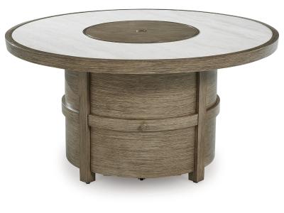 Signature Design by Ashley Rainier Ranch Fire Pit Table - P701-776