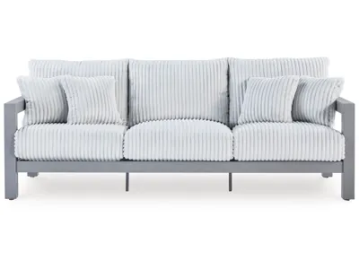 Signature Design by Ashley Hurley Park Outdoor Sofa, 2 Lounge Chairs and Coffee Table - PCP695P2