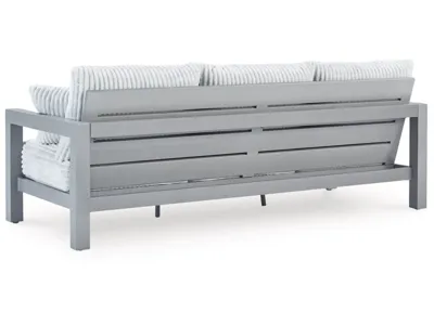 Signature Design by Ashley Hurley Park Outdoor Sofa, 2 Lounge Chairs and Coffee Table - PCP695P2