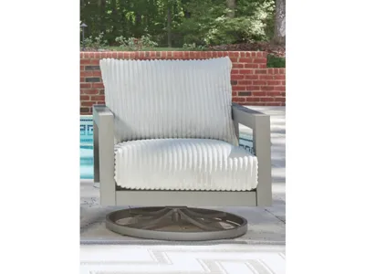 Signature Design by Ashley Hurley Park Outdoor Sofa, 2 Lounge Chairs and Coffee Table - PCP695P2
