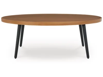 Signature Design by Ashley Horizon Hall Outdoor Sofa, 2 Lounge Chairs, Ottoman and Coffee Table - P572P3