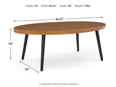 Signature Design by Ashley Horizon Hall Outdoor Sofa, 2 Lounge Chairs, Ottoman and Coffee Table - P572P3