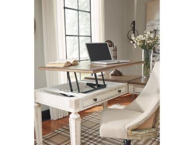 Signature Design by Ashley Realyn 2-Piece Home Office Lift Top Desk - H743H2