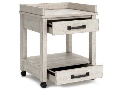 Signature Design by Ashley Carynhurst Home Office Desk and Printer Stand - H755H1