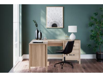 Signature Design by Ashley Battelle 60" Home Office Desk with Return - H3929H1