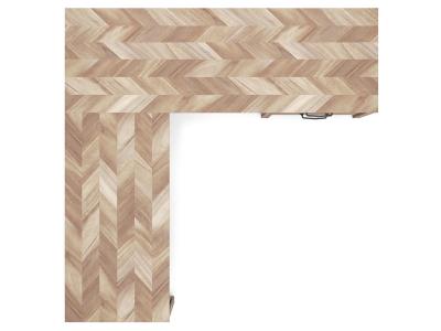 Signature Design by Ashley Battelle 60" Home Office Desk with Return - H3929H1