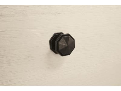 Signature Design by Ashley Bolanburg Counter Height Dining Table, 4 Stools, Bench and 2 Display Cabinets - D647D29