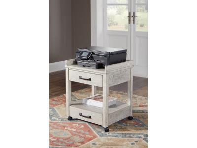 Signature Design by Ashley Carynhurst Home Office Desk, Bookcase and Printer Stand - H755H2