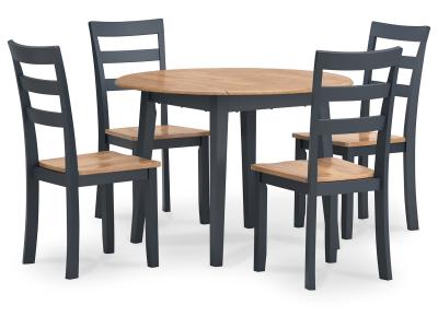 Signature Design by Ashley Gesthaven Dining Table and 4 Chairs - D399D1