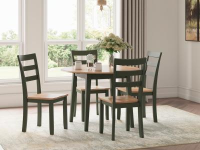 Signature Design by Ashley Gesthaven Dining Table and 4 Chairs - D401D1