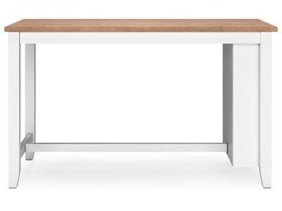 Signature Design by Ashley Gesthaven Counter Height Dining Table and 2 Barstools - D398D3