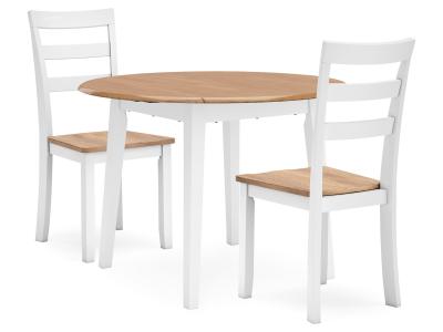 Signature Design by Ashley Gesthaven Dining Table and 2 Chairs - D398D4