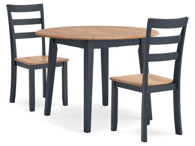 Signature Design by Ashley Gesthaven Dining Table and 2 Chairs - D399D4