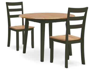 Signature Design by Ashley Gesthaven Dining Table and 2 Chairs - D401D4