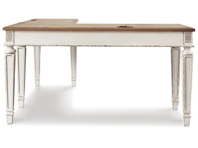 Signature Design by Ashley Realyn Home Office Desk and Bookcase - H743H3