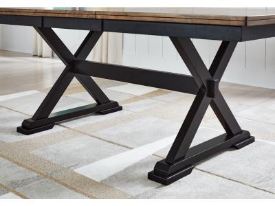 Signature Design by Ashley Wildenauer Extension Dining Table and 6 Chairs - D634D4