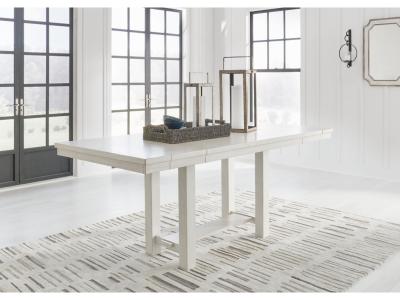 Signature Design by Ashley Robbinsdale Counter Height Dining Table and 4 Barstools - D642D1