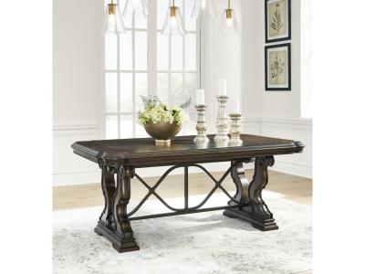 Signature Design by Ashley Maylee Dining Table and 8 Chairs - D947D9