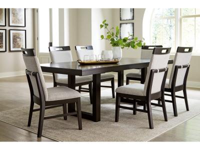 Signature Design by Ashley Neymorton Dining Table and 6 Chairs - D618D2