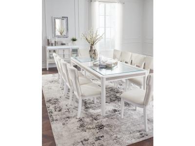 Signature Design by Ashley Chalanna Dining Table and 10 Chairs - D822D4