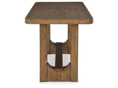 Signature Design by Ashley Cabalynn Counter Height Dining Table and 4 Barstools - D974D3