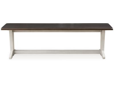 Signature Design by Ashley Darborn Dining Table, 4 Chairs and Bench - D796D2