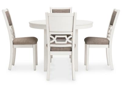 Signature Design by Ashley Erinberg Dining Table and 4 Chairs (Set of 5) - D423-225