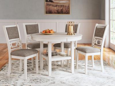 Signature Design by Ashley Erinberg Dining Table and 4 Chairs (Set of 5) - D423-225