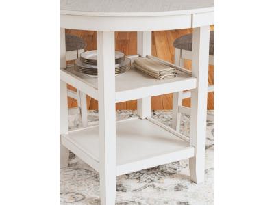 Signature Design by Ashley Erinberg Counter Height Dining Table and 4 Barstools (Set of 5) - D423-223