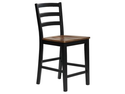 Signature Design by Ashley Wildenauer Counter Height Dining Table and 4 Barstools - D634D3