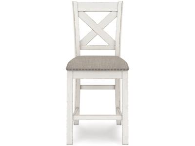 Signature Design by Ashley Robbinsdale Counter Height Dining Table and 6 Barstools - D642D5