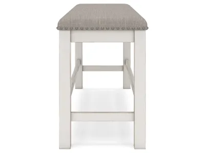 Signature Design by Ashley Robbinsdale Counter Height Dining Table, 4 Barstools and Bench - D642D2