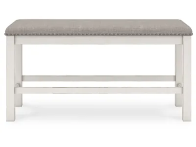 Signature Design by Ashley Robbinsdale Counter Height Dining Table, 4 Barstools and Bench - D642D2